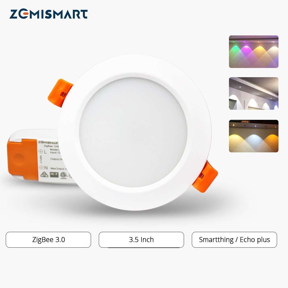 Standard 230 V Smart Home Zigbee 3.0 Sphérique LED E14 3x470lm 3x5W RGBW+  gradable Dépoli