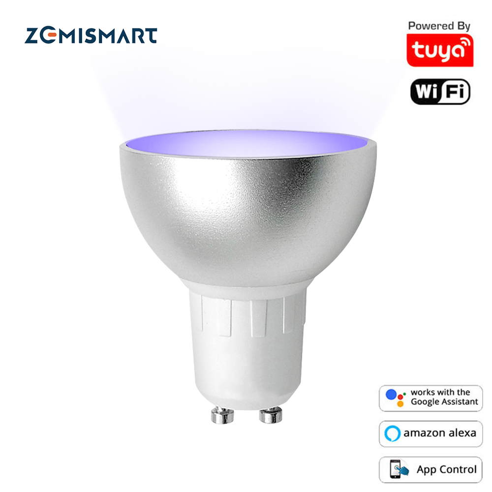 Spot lumineux LED intelligent Tuya, wi-fi, Zigbee, RGB, 10/15W, lampe de  plafond à intensité réglable, Bluetooth, compatible avec Alexa et Google  Home - AliExpress
