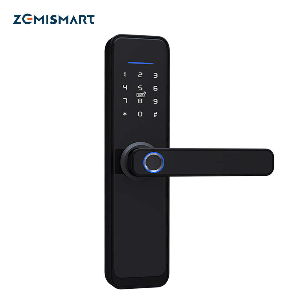 Zemismart Tuya Zigbee Smart Door Lock Core Cylinder Intelligent Security  Lock Encryption with Keys IC Cards Smart Life Control