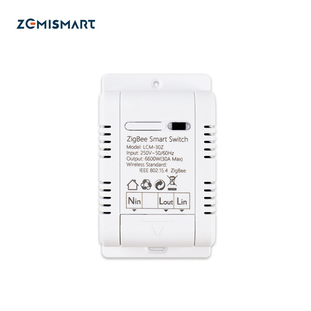 Zemismart Tuya Zigbee 30A Smart Switch Circuit Breaker Alexa 