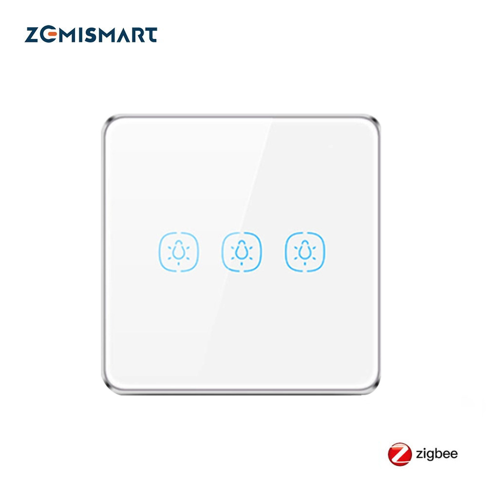 Zemismart Zigbee Wireless Switch Smart Remote Switch work with Tuya zigbee  hub Zigbee Sticker Switch